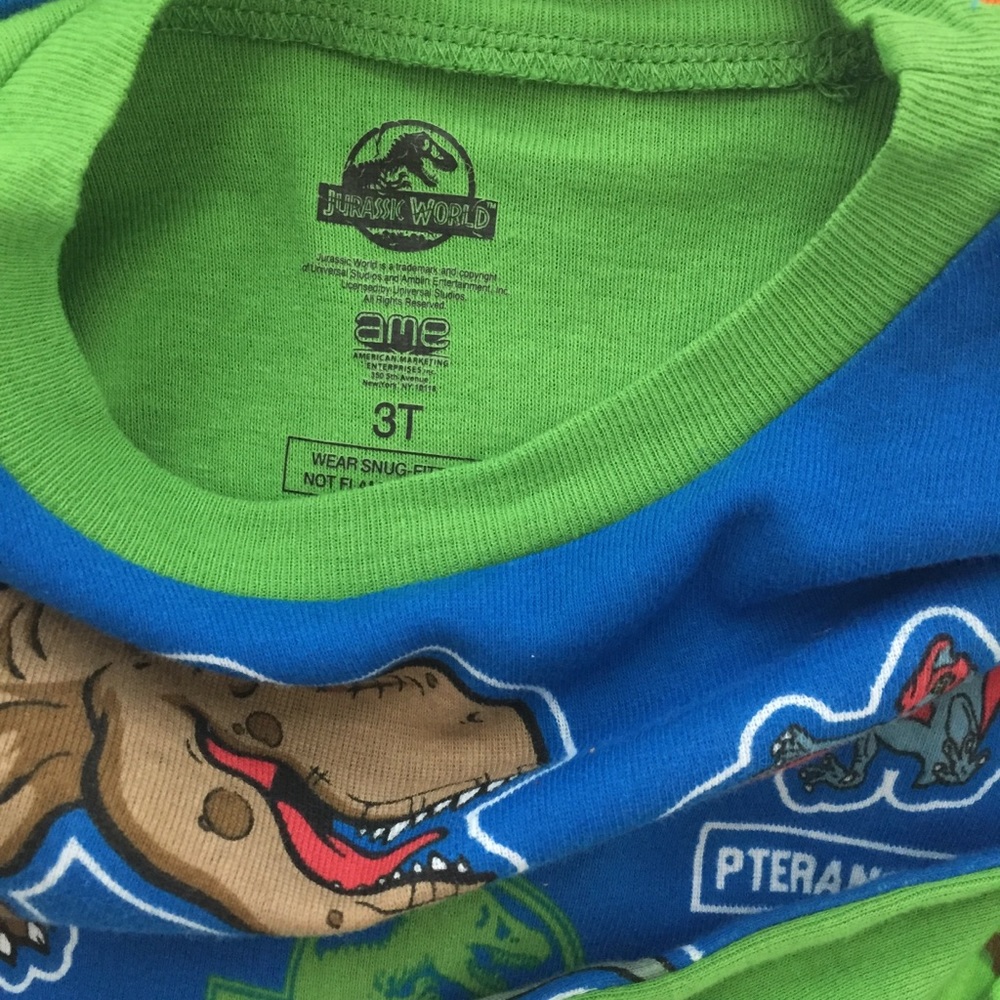 Jurassic World dinosaur 🦖🦕 cute boy Pajamas - Picture 7 of 7